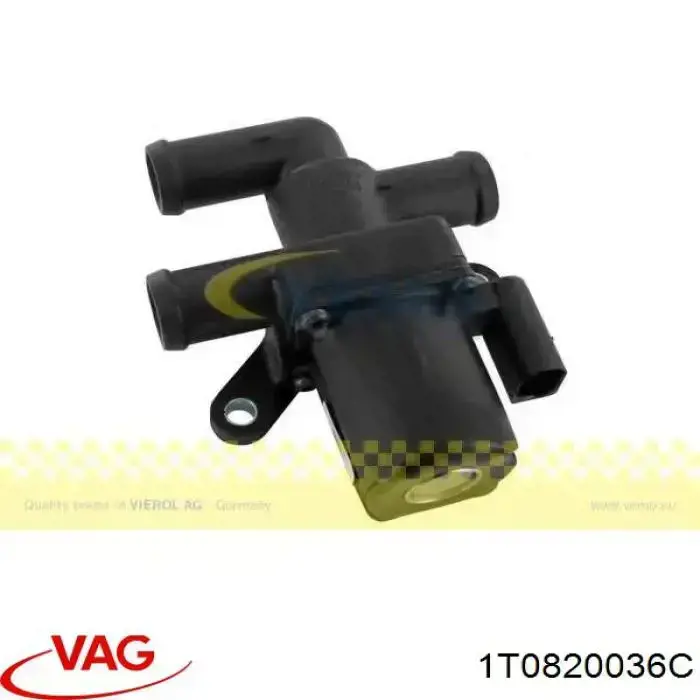 1T0820036C VAG кран печки (отопителя)