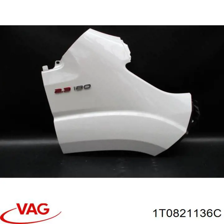 Кронштейн крепления крыла переднего правого передний 1T0821136C VAG