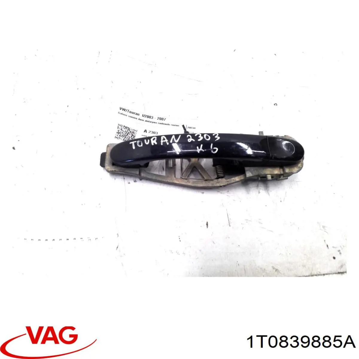 Держатель наружной ручки двери задней левой VAG 1T0839885A цена, от 15.58 USD