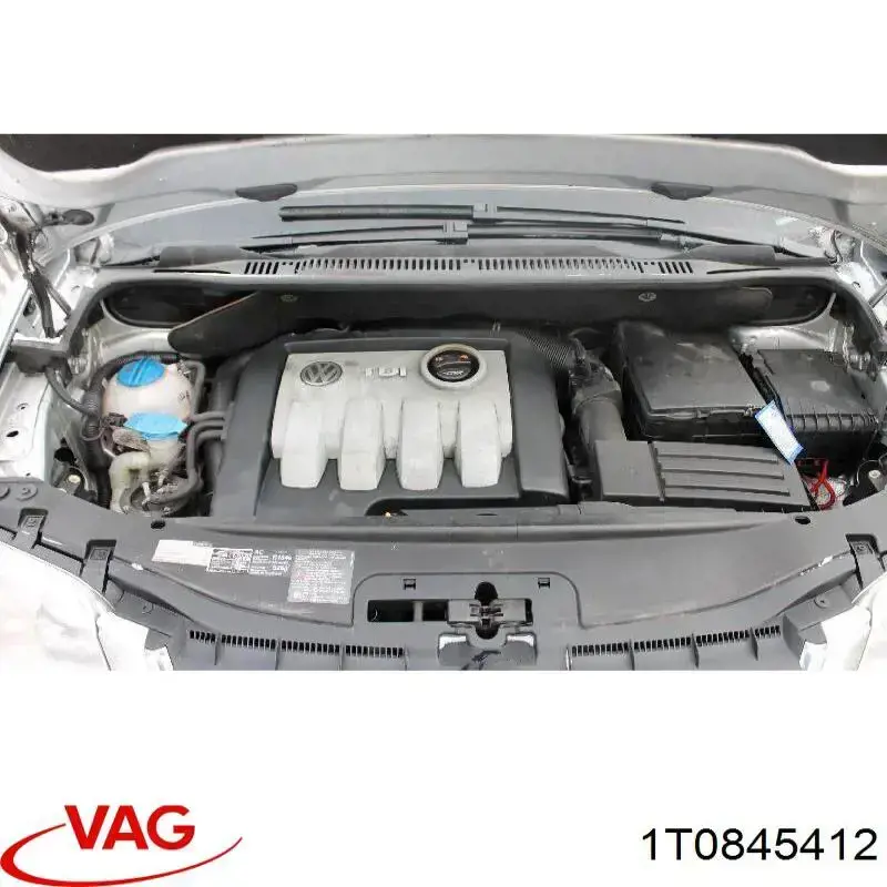 Купить 1T0845412A5AP VAG Стекло-форточка двери передней правой