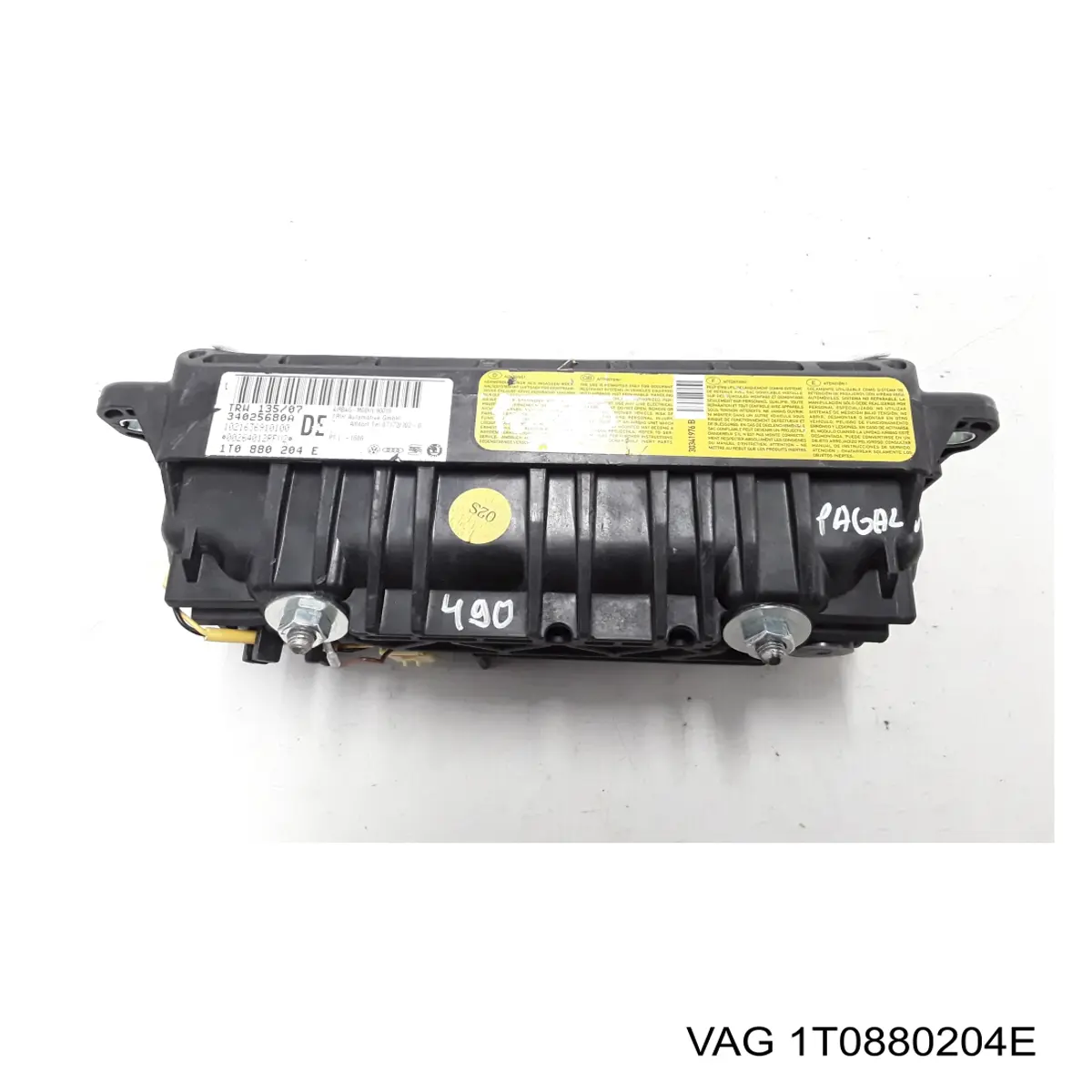 Подушка безопасности (AIRBAG) пассажирская VAG 1T0880204E цена, от 24.07 USD