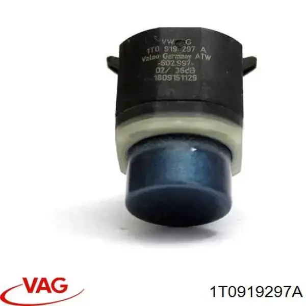 1T0919297A VAG Датчик сигнализации парковки (парктроник) передний боковой