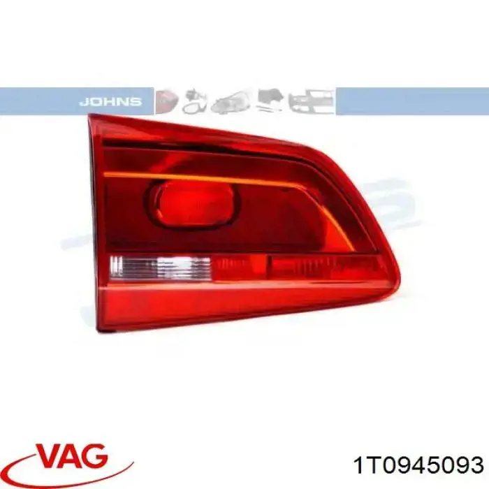 Фонарь задний левый, внутренний VAG 1T0945093 цена, от 63.49 USD