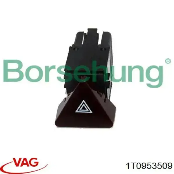 Botão de ativação do sinal de emergência Volkswagen Caddy III 2KB, 2KJ, 2CB, 2CJ