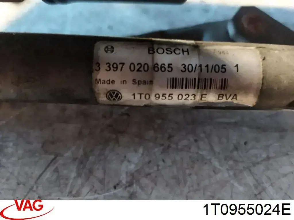 Купить 1T0955024E VAG Трапеция стеклоочистителя правая