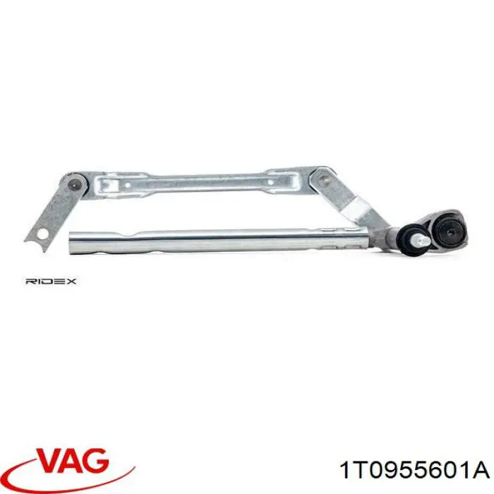 Купить 1T0955601 VAG Трапеция стеклоочистителя левая