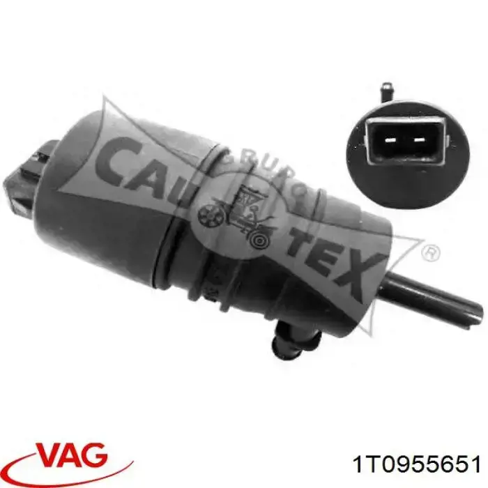 Моторчик омывателя 1T0955651 VAG