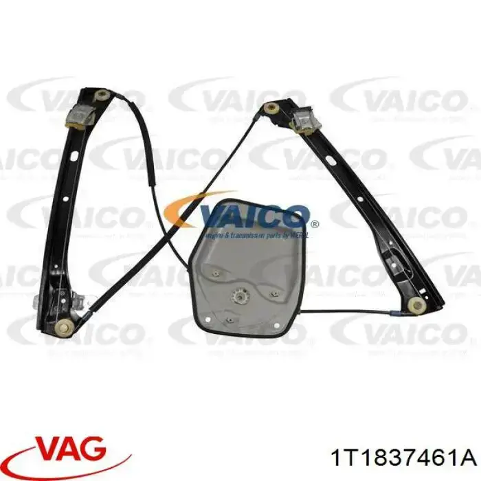 1T1837461A VAG Mecanismo de acionamento de vidro da porta dianteira esquerda