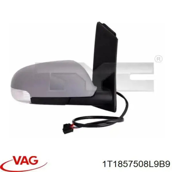 Наружное зеркало правое VAG 1T1857508L9B9 цена, от 63.35 USD