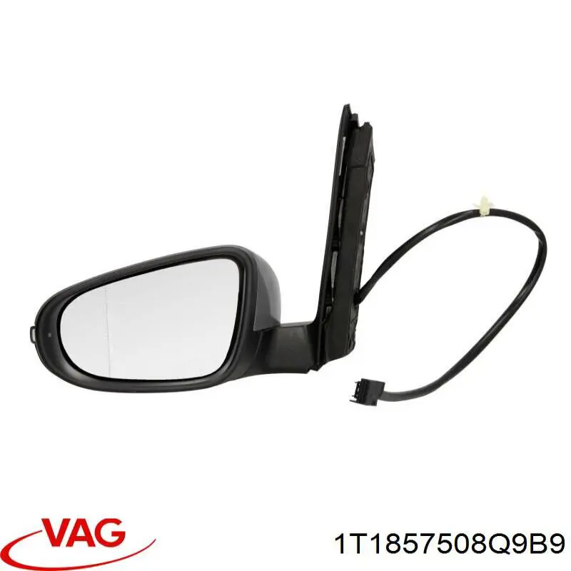 Наружное зеркало правое VAG 1T1857508Q9B9 цена, от 74.78 USD