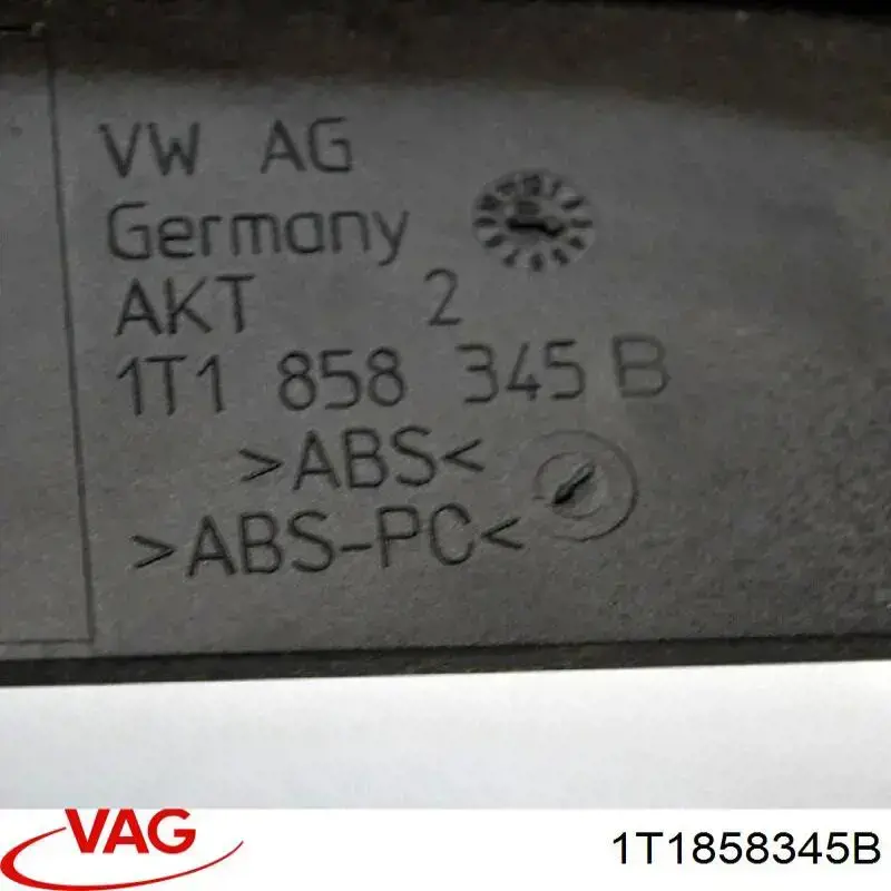1T1858345B VAG Накладка рулевой колонки