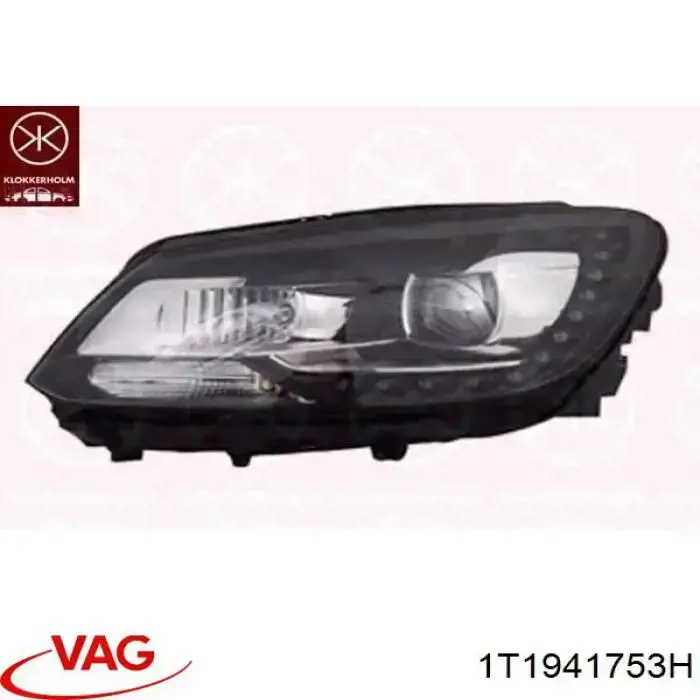 1T1941753E VAG luz esquerda