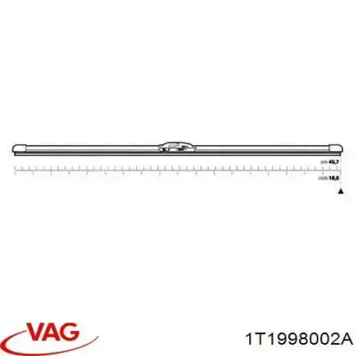 1T1998002A VAG Щетки лобового стекла