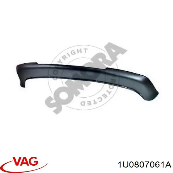 Спойлер переднего бампера VAG 1U0807061A цена, от 26.27 USD