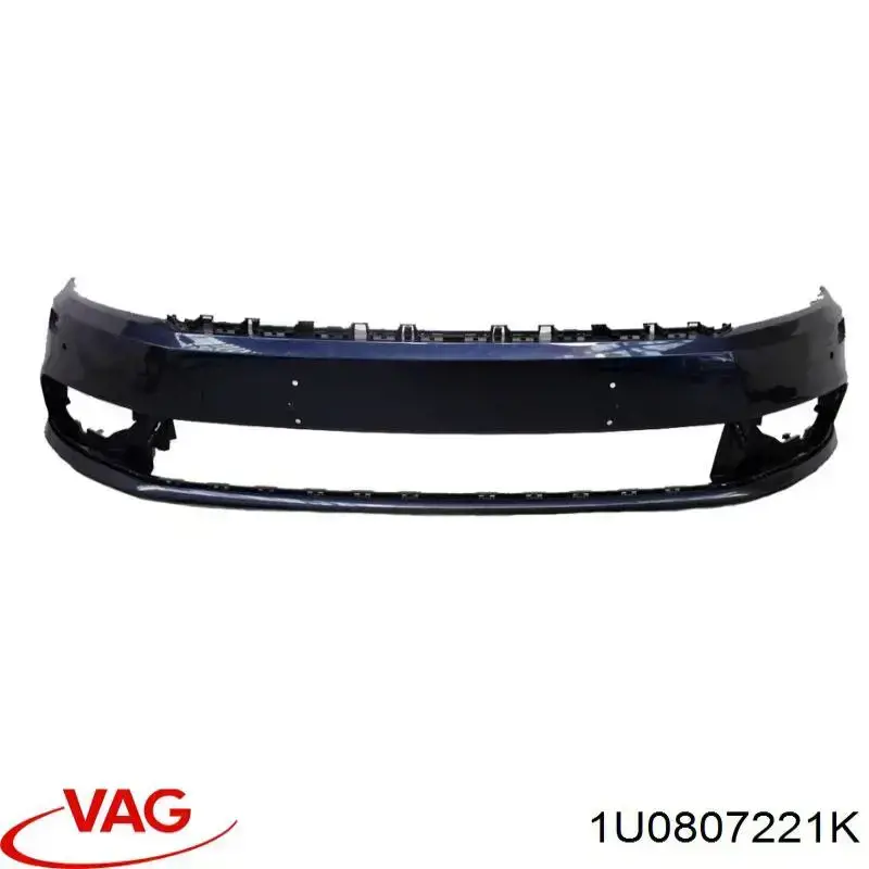 1U0807221K VAG Бампер передний в сборе