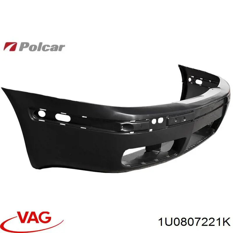 Передний бампер 1U0807221K VAG