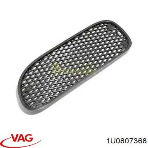 1U0807368 VAG Правая решетка переднего бампера