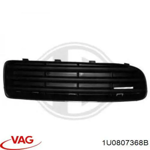 1U0807368B VAG решетка бампера переднего правая