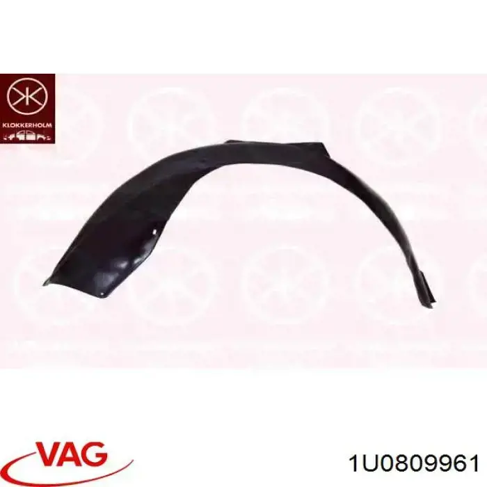 Подкрылок крыла переднего левый VAG 1U0809961 цена, от 15.48 USD