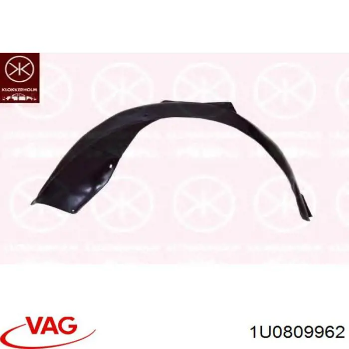 Правый подкрылок переднего крыла VAG 1U0809962 цена, от 15.20 USD