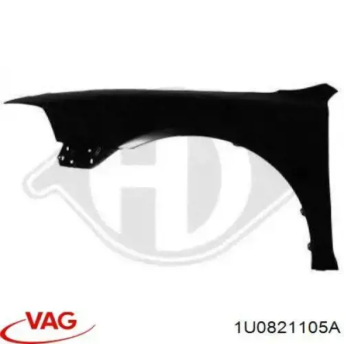 Купить 1U0821105A VAG Крыло переднее левое