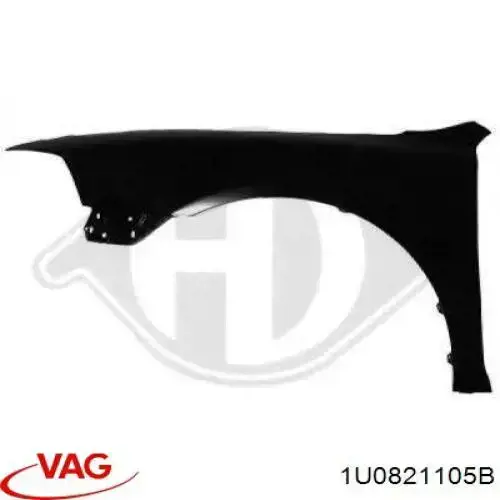 Крыло левое VAG 1U0821105B
