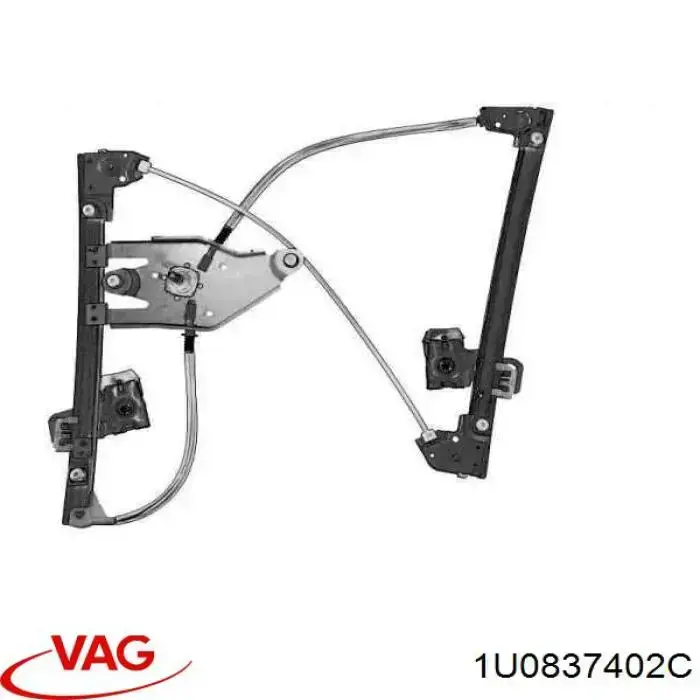 1U0837402C VAG механизм стеклоподъемника двери передней правой