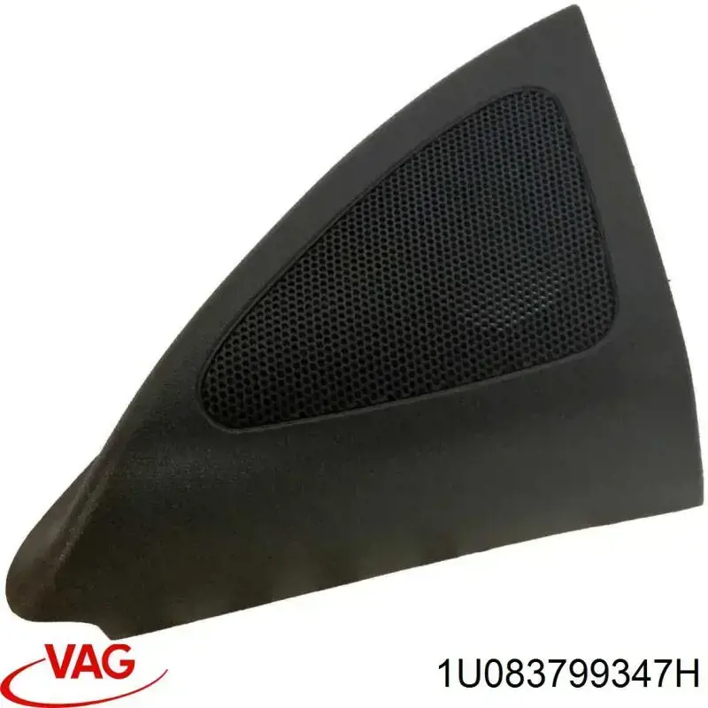Placa sobreposta interna de fixação de espelho esquerdo para Skoda Octavia (A4, 1U2)