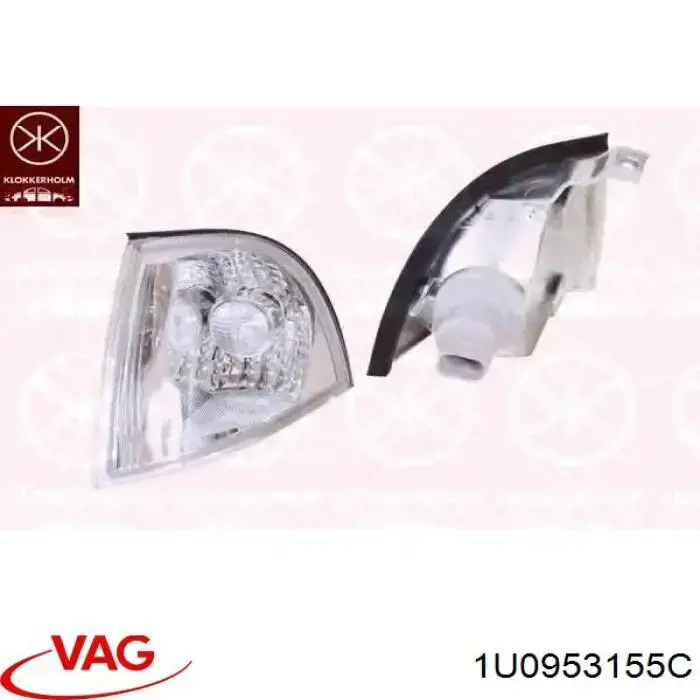 Купить 1U0953155C VAG Поворотник левый