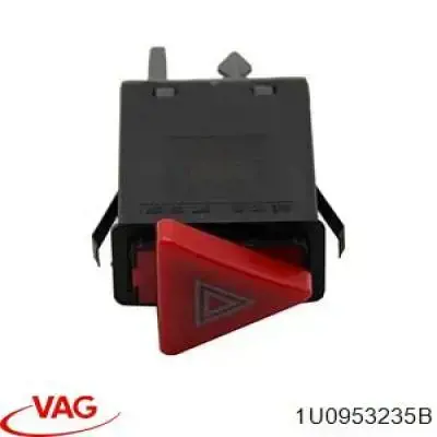 Купить 1U0953235B VAG Кнопка включения аварийной сигнализации