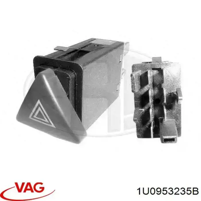 Кнопка аварийного сигнала VAG 1U0953235B цена, от 10.46 USD