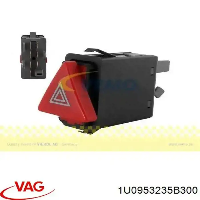 Boton De Alarma 1U0953235B300 VAG