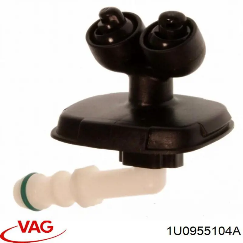 1U0955104A VAG injetor de fluido para lavador da luz dianteira direita