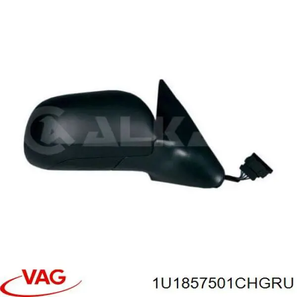 Купить 1U1857501CBGRU VAG Наружное зеркало левое