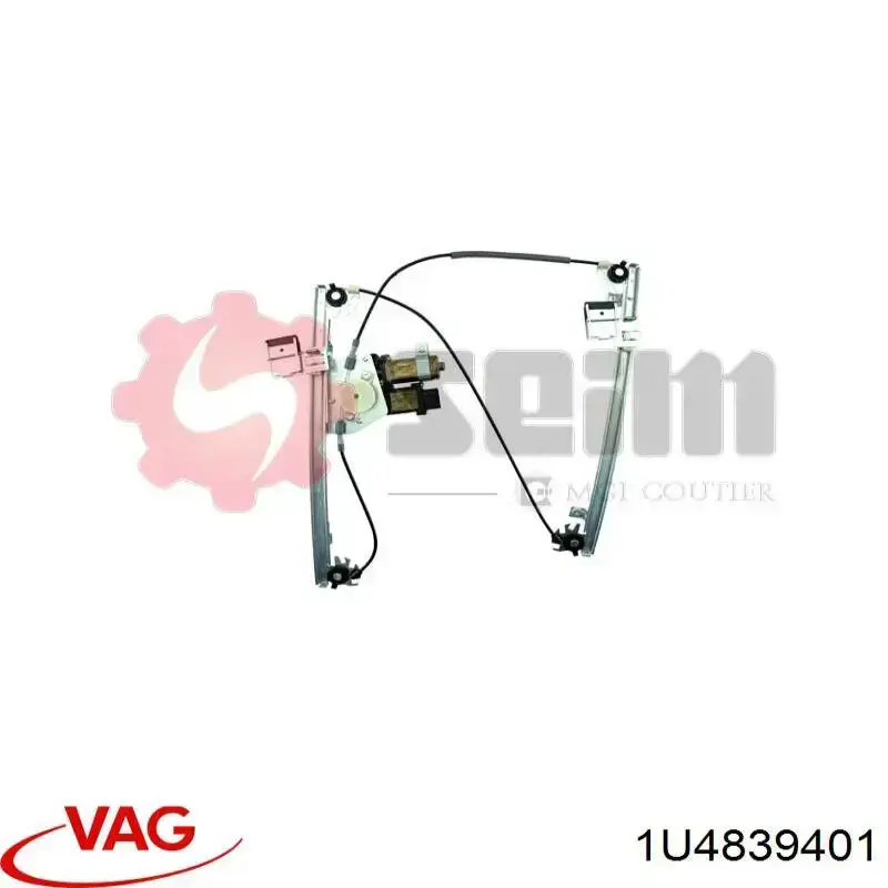 Механизм стеклоподъемника двери задней левой 1U4839401H General Motors