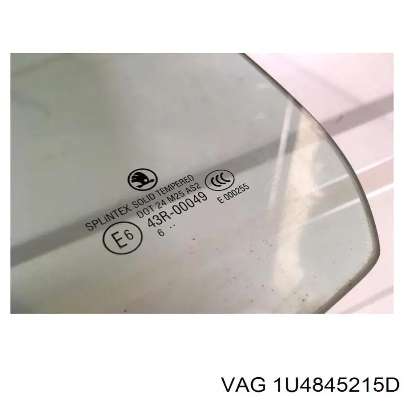 Стекло-форточка двери задней левой 7807LGNH5RV Sekurit