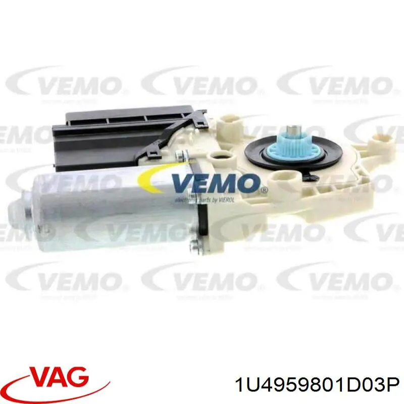 Купить 1U4959801D03P VAG Мотор стеклоподъемника двери передней левой