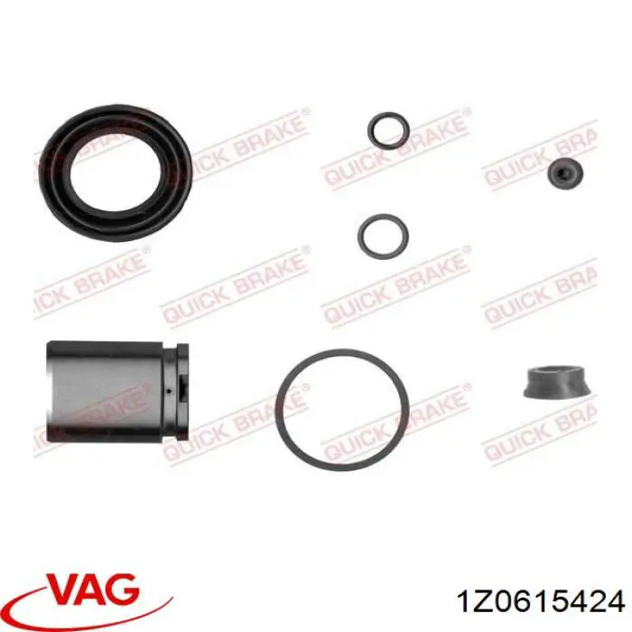 Суппорт задний правый 1Z0615424 VAG
