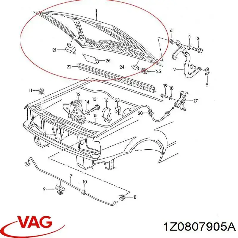  VAG 1Z0807905A цена, от 29.07 USD