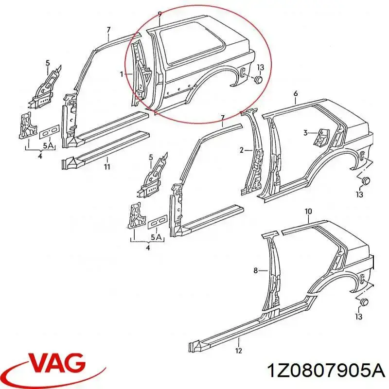  VAG 1Z0807905A