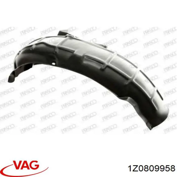 Подкрылок крыла переднего правый задний VAG 1Z0809958 цена, от 17.55 USD