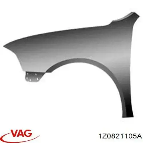 Крыло переднее левое VAG 1Z0821105A цена, от 136.83 USD