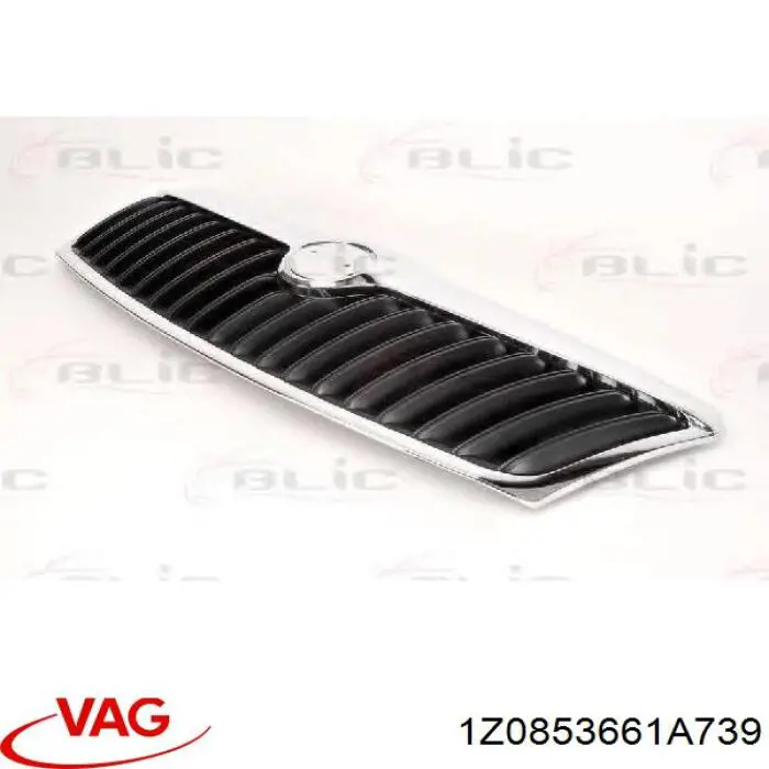 Купить 1Z0853661A739 VAG Накладка (рамка) решетки радиатора