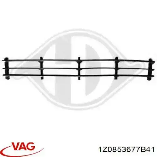 Купить 1Z0853677B41 VAG Решетка переднего бампера, центральная