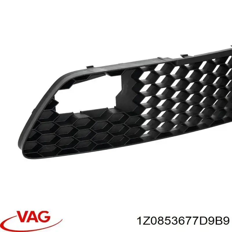 Купить 1Z0853677D9B9 VAG Решетка радиатора