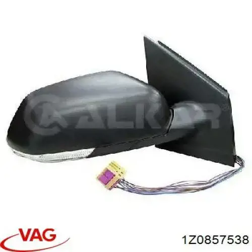 Накладка правого зеркала заднего вида VAG 1Z0857538B41