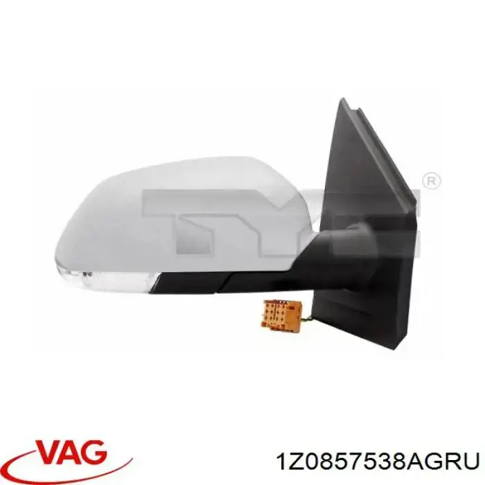 Накладка правого зеркала заднего вида VAG 1Z0857538AGRU