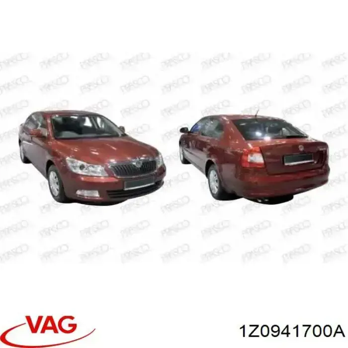 Фара противотуманная правая 1Z0941700A VAG