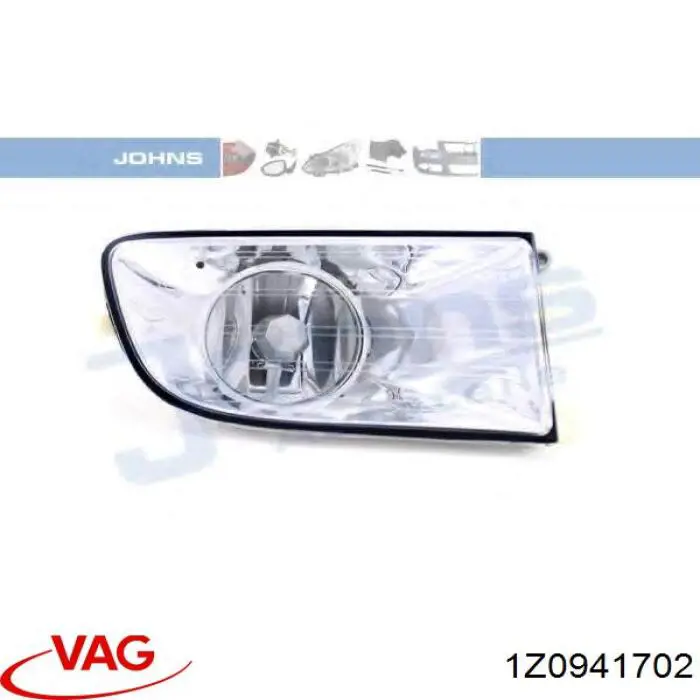Фара противотуманная, правая VAG 1Z0941702 цена, от 22.57 USD