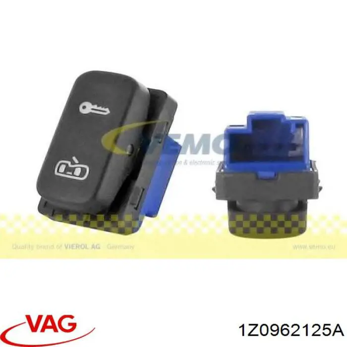 Купить 1Z0962125A VAG Выключатель центрального замка